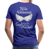 Son Amazing Angel Men's Premium T-Shirt (CK1480) - royal blue