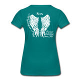 Son Guardian Angel Women’s Premium T-Shirt (Ck1481W) - teal