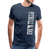 Pitbull Dad Men's Premium T-Shirt (CK1513) - navy