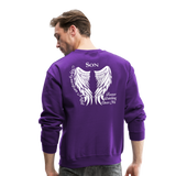 Son Guardian Angel Crewneck Sweatshirt - purple