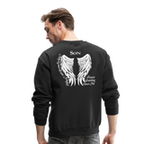 Son Guardian Angel Crewneck Sweatshirt - black