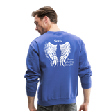 Son Guardian Angel Crewneck Sweatshirt - royal blue