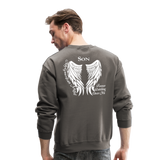 Son Guardian Angel Crewneck Sweatshirt - asphalt gray