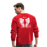Son Guardian Angel Crewneck Sweatshirt - red