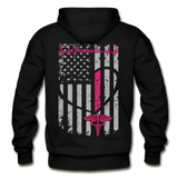 Paramedic Flag Gildan Heavy Blend Adult Hoodie (CK1242) - black