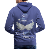 Son Amazing Angel Men’s Premium Hoodie (CK1400) - royalblue