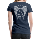 My Sister Gone From Sight Women’s Premium T-Shirt (CK1603) - navy