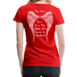 My Sister Gone From Sight Women’s Premium T-Shirt (CK1603) - red