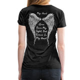 My Sister Gone From Sight Women’s Premium T-Shirt (CK1603) - charcoal gray