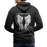 Granddaughter Guardian Angel Men’s Premium Hoodie - black