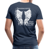 Granddaughter Guardian Angel Men's Premium T-Shirt - navy