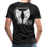 Granddaughter Guardian Angel Men's Premium T-Shirt - charcoal gray