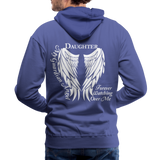 Daughter Guardian Angel Men’s Premium Hoodie - royalblue