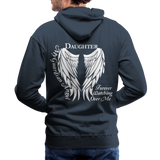 Daughter Guardian Angel Men’s Premium Hoodie - navy