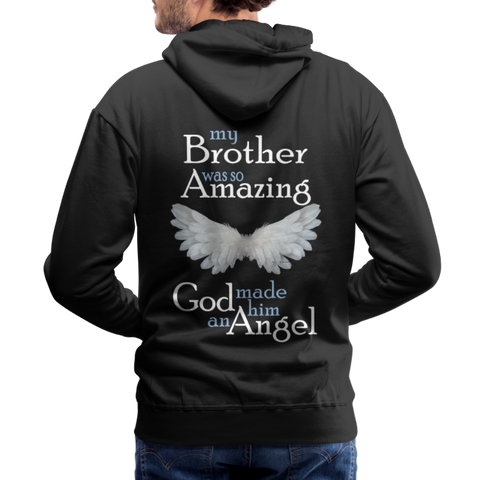 Brother Amazing Angel Men’s Premium Hoodie (CK1619) - black