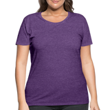 Women’s Curvy T-Shirt - heather purple
