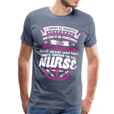 Nurse Earned Men's Premium T-Shirt - heather blue