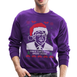 Make Christmas Great Again Crewneck Sweatshirt (CK1636) - purple