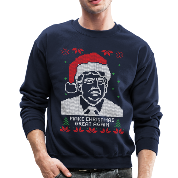 Make Christmas Great Again Crewneck Sweatshirt (CK1636) - navy