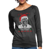 Make Christmas Great Again Women’s Crewneck Sweatshirt (CK1637) - heather black