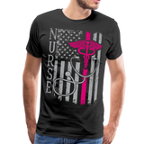 Nurse Flag Men's Premium T-Shirt (CK1642U) - black