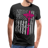 Nurse Flag Men's Premium T-Shirt (CK1643U) - black