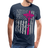 Nurse Flag Men's Premium T-Shirt (CK1643U) - navy