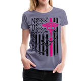 Nurse Flag Women’s Premium T-Shirt (CK1643W) - washed violet