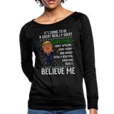Trump Great Really Great Christmas Women’s Crewneck Sweatshirt (CK1645) - black