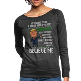Trump Great Really Great Christmas Women’s Crewneck Sweatshirt (CK1645) - heather black