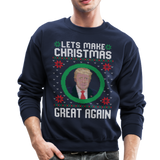 Lets Make Christmas Great Again Crewneck Sweatshirt (CK1650) - navy