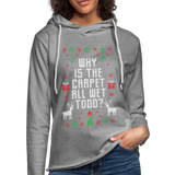 Why is the Carpet all Wet Todd Unisex Lightweight Terry Hoodie (CK1653) - heather gray