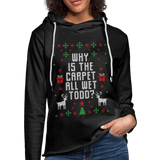 Why is the Carpet all Wet Todd Unisex Lightweight Terry Hoodie (CK1653) - charcoal gray