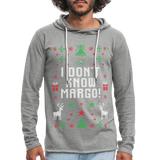 I Don't Know Margo Unisex Lightweight Terry Hoodie (CK1654) - heather gray