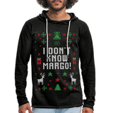 I Don't Know Margo Unisex Lightweight Terry Hoodie (CK1654) - charcoal gray
