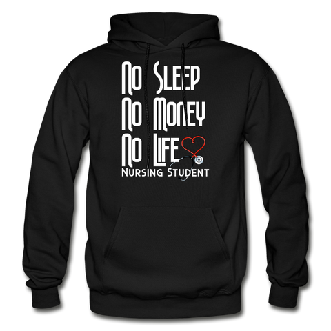Nursing Student Gildan Heavy Blend Adult Hoodie - black