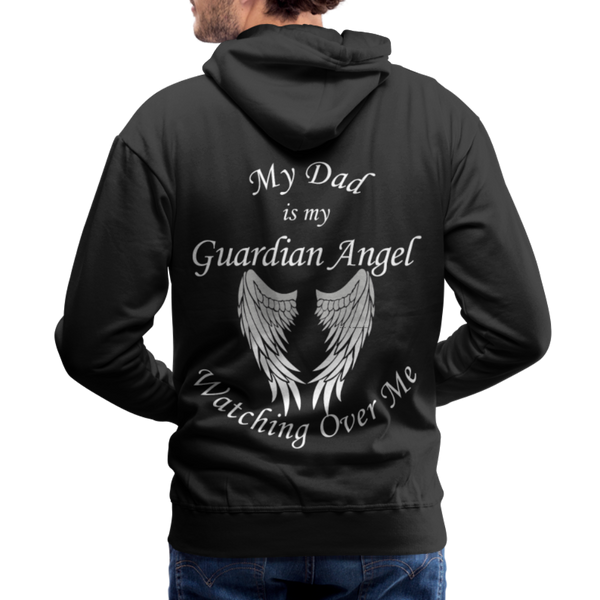 Dad Guardian Angel Men’s Premium Hoodie (CK1402M) - black