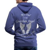Dad Guardian Angel Men’s Premium Hoodie (CK1402M) - royalblue