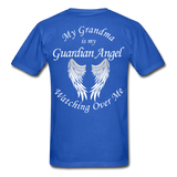 Grandma Guardian Angel Gildan Ultra Cotton Adult T-Shirt - royal blue