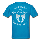 Grandma Guardian Angel Gildan Ultra Cotton Adult T-Shirt - turquoise