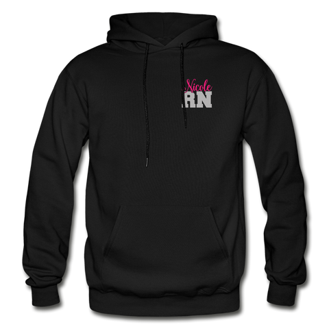 Nicloe RN Gildan Heavy Blend Adult Hoodie - black