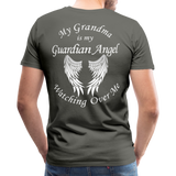 Grandma Guardian Angel Men's Premium T-Shirt - asphalt gray