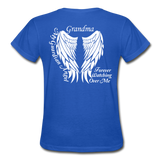 Grandma Guardian Angel Gildan Ultra Cotton Ladies T-Shirt - royal blue