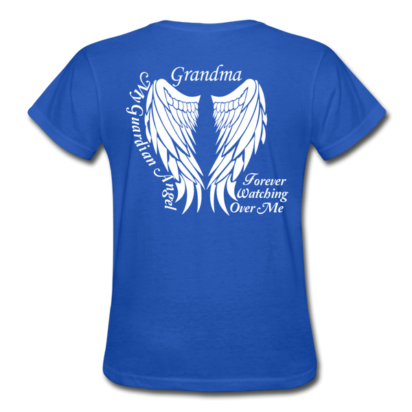 Grandma Guardian Angel Gildan Ultra Cotton Ladies T-Shirt - royal blue