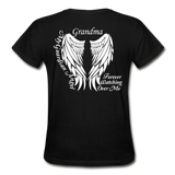 Grandma Guardian Angel Gildan Ultra Cotton Ladies T-Shirt - black