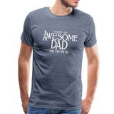 Awesome Dad Men's Premium T-Shirt - heather blue