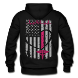 MA Flag Gildan Heavy Blend Adult Hoodie (CK1012) - black