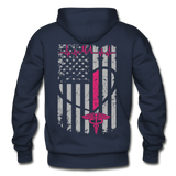 MA Flag Gildan Heavy Blend Adult Hoodie (CK1012) - navy