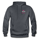 MA Flag Gildan Heavy Blend Adult Hoodie (CK1012) - charcoal gray