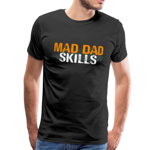 Mad Dad Skills Men's Premium T-Shirt (CK1497) - black